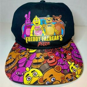 Five Nights At Freddy's Freddy Fazbear’s Pizza Snapback Cap Youth Hat Adjustable